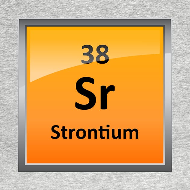 Strontium Element Symbol - Periodic Table by sciencenotes